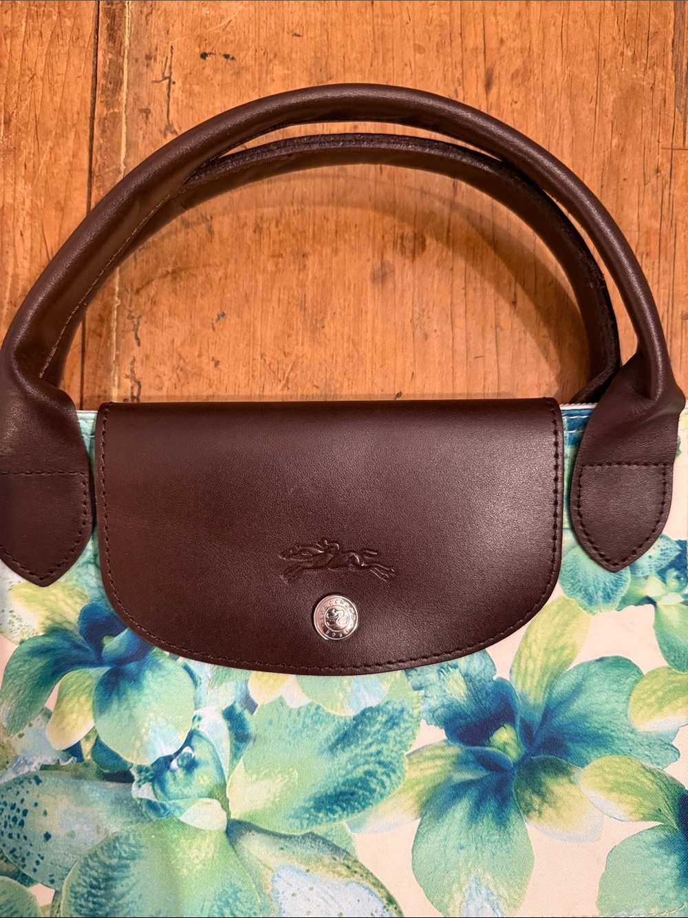 Longchamp Le Pliage Orchidea travel tote - Picture 4 of 16